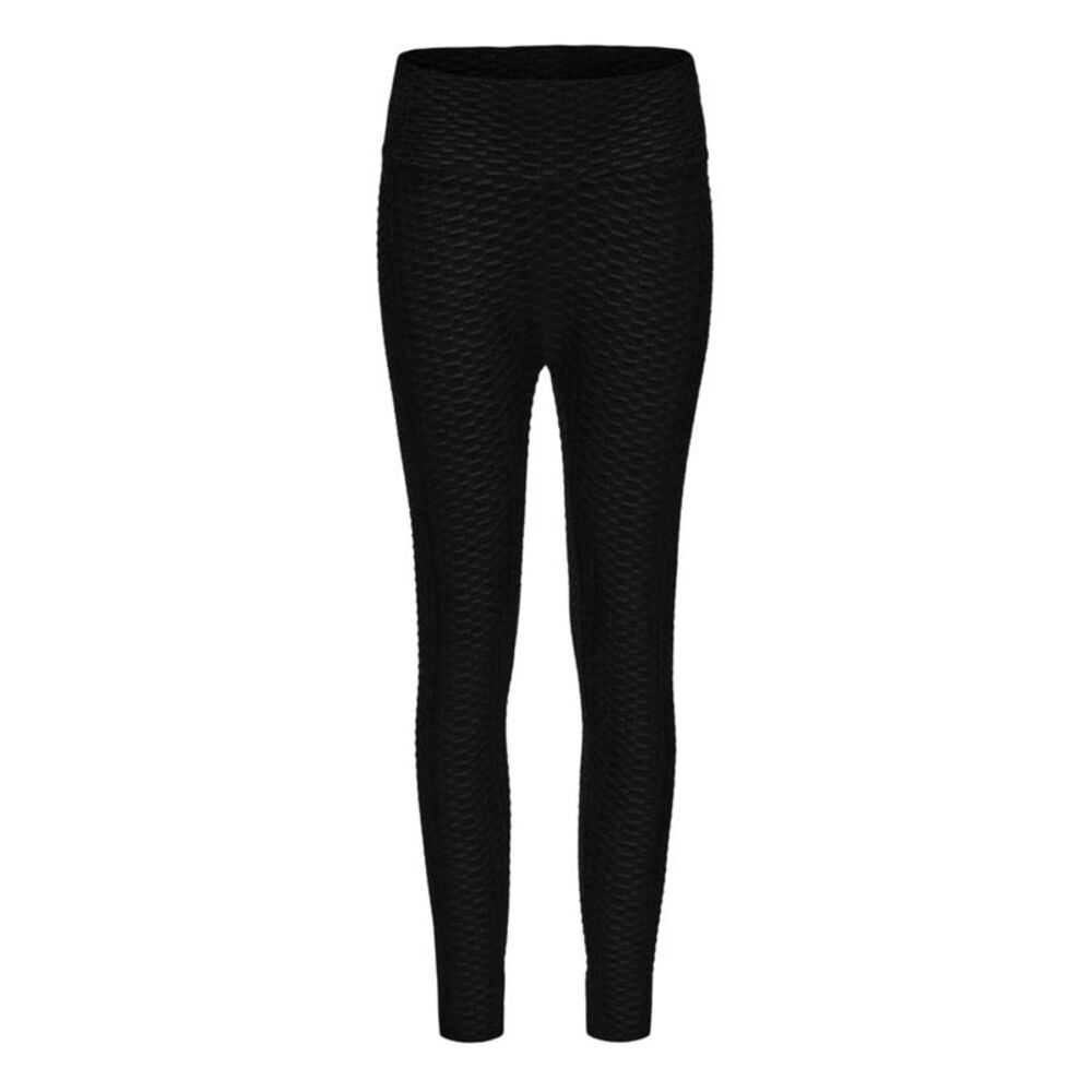 Miso Womens/Ladies Honeycomb Leggings / Black